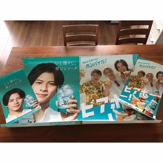 サントリー(サントリー)のnumber_i ビアボール2枚・平野紫耀 翠ジンソーダ2枚、計4枚のポスター (アイドルグッズ)