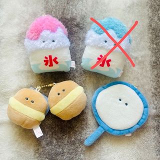 つぶらな瞳の縁日マスコット5点セット(キャラクターグッズ)