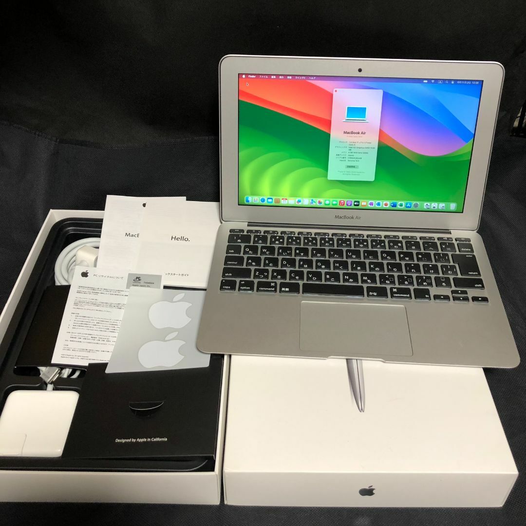 Apple - MacBook Air 11 Early 2014・オフィス・Win11デュアル