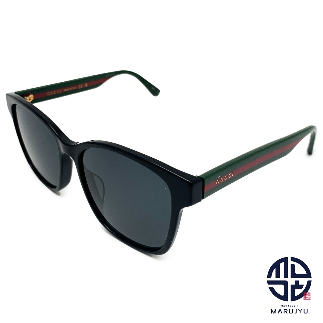 GUCCI グッチ 黒 ブラック シェリーライン サングラス GG0417SK GUCCI グッチ 黒 ブラック シェリーライン サングラス GG0417SK