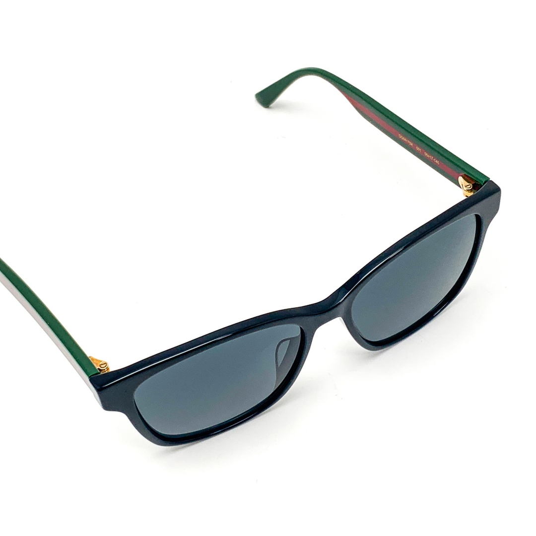 GUCCI グッチ 黒 ブラック シェリーライン サングラス GG0417SK GUCCI グッチ 黒 ブラック シェリーライン サングラス GG0417SK