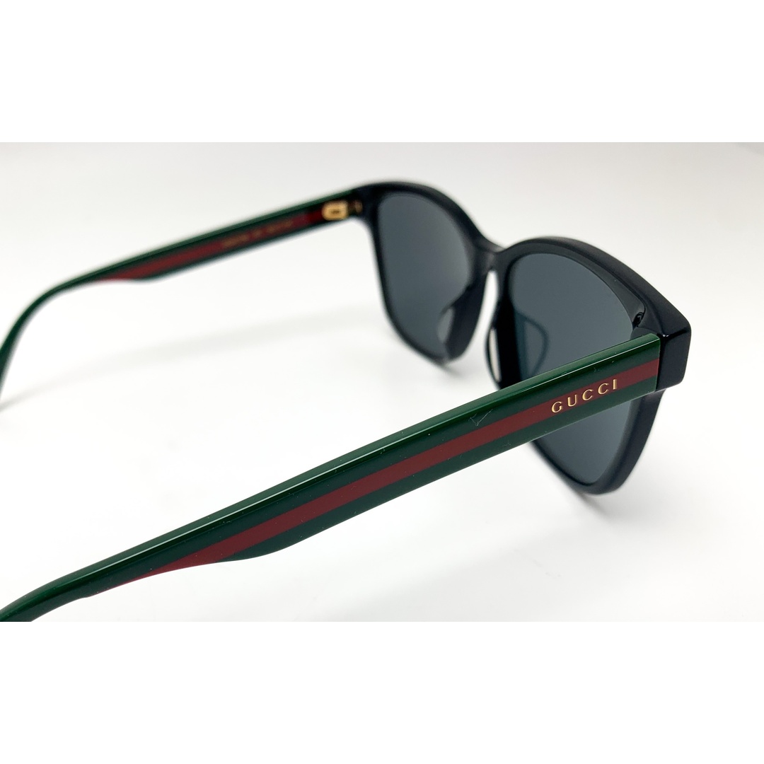 GUCCI グッチ 黒 ブラック シェリーライン サングラス GG0417SK GUCCI グッチ 黒 ブラック シェリーライン サングラス GG0417SK