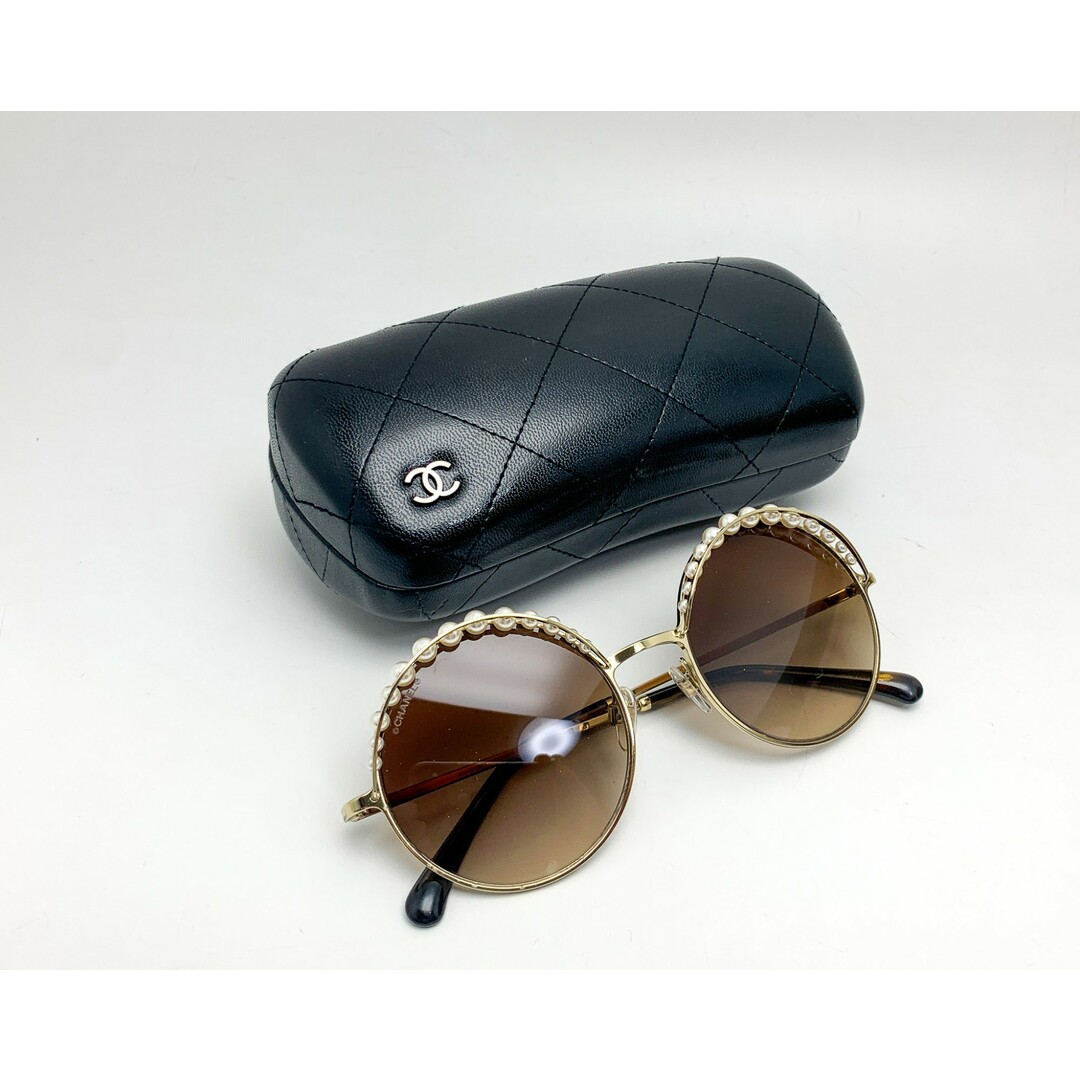 CHANEL - CHANEL シャネル 4234-H フェイクパール ラウンド CHANEL - CHANEL シャネル 4234-H フェイクパール ラウンド