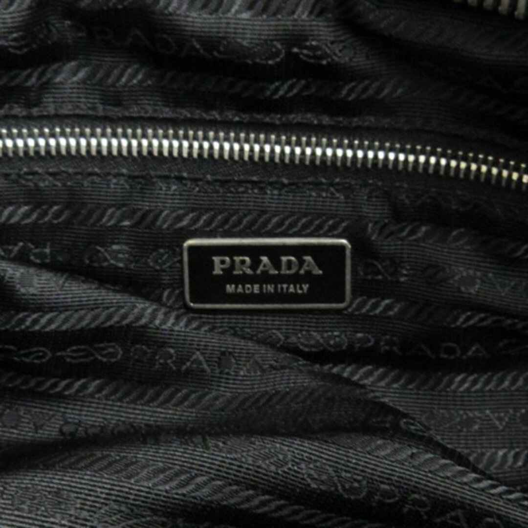 プラダ PRADA 三角プレート ミニ ボストン バッグ ナイロン ブラック プラダ PRADA 三角プレート ミニ ボストン バッグ ナイロン ブラック