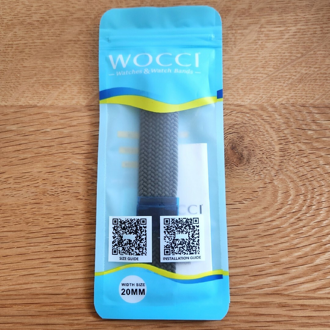 新品⭐wocci⭐スマートウォッチ⭐替えベルト⭐時計バンド⭐カーキ メンズの時計(その他)の商品写真