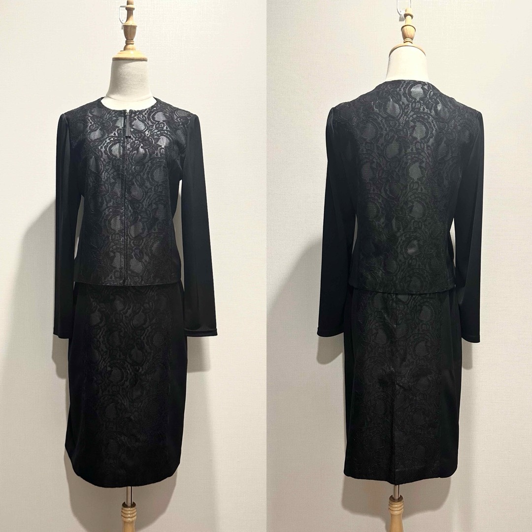 Leilian レース スカート セットアップ 9号 Leilian レース スカート セットアップ 9号