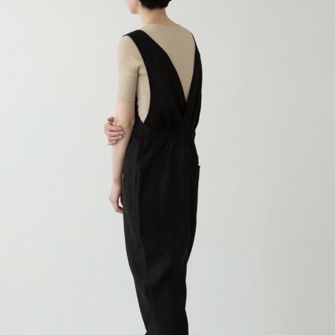 お得セット miho umezawa OXFORD LINEN サロペット パンツ サロペット・オーバーオール・オールインワン