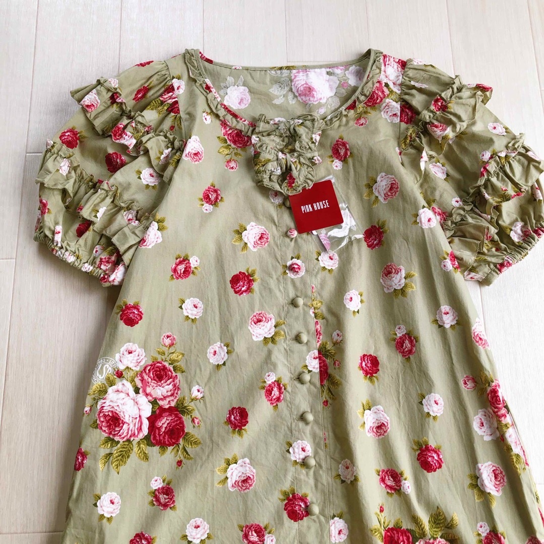 2021年 ピンクハウス×little sunny bite ローズ ワンピース 2021年 ピンクハウス×little sunny bite ローズ ワンピース