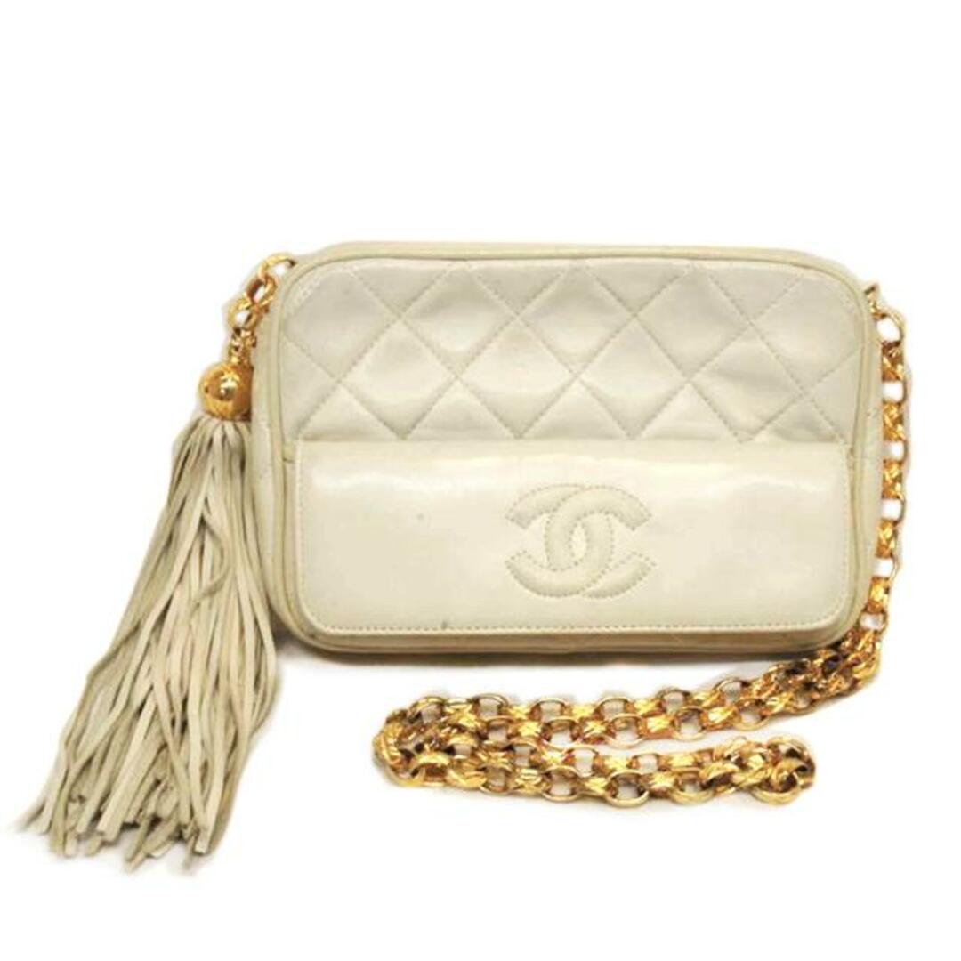 CHANEL - CHANEL シャネル/マトラッセフリンジチェーン CHANEL - CHANEL シャネル/マトラッセフリンジチェーン