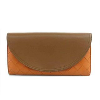 BOTTEGA VENETA ボッテガヴェネタ/イントレチャート2つ折り長財布/P00*******/Bランク/64【中古】(財布)
