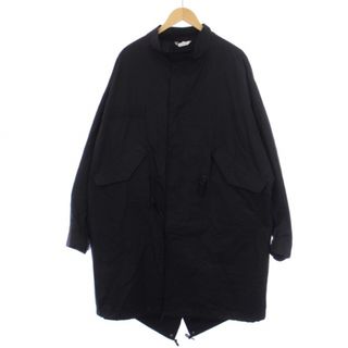 VICTIM - VICTIM M-65 BIG COAT ミリタリーコート ロング M 黒の VICTIM - VICTIM M-65 BIG COAT ミリタリーコート ロング M 黒の