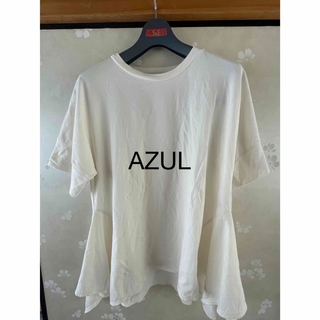AZUL by moussy - AZUL 白Tシャツ　半袖