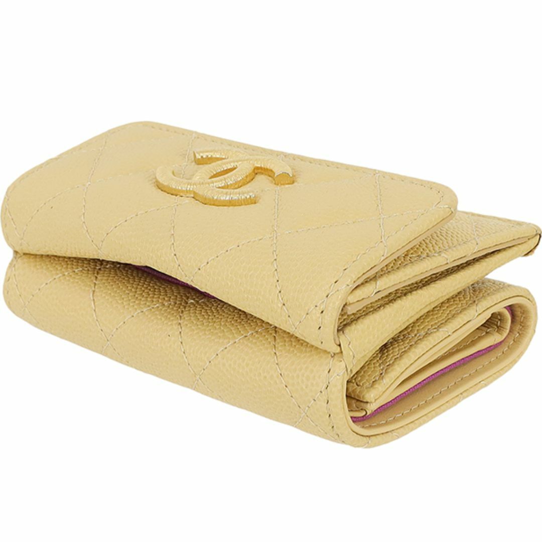 CHANEL - シャネル 財布 三つ折り スモールフラップウォレット CHANEL - シャネル 財布 三つ折り スモールフラップウォレット