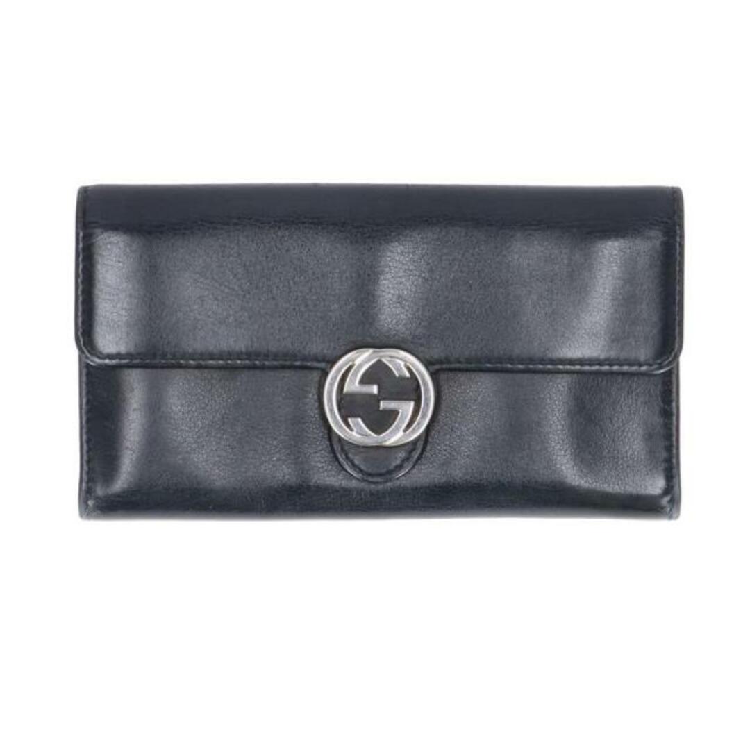 GUCCI グッチ/インターロッキングG フラップ長財布/369663/525 GUCCI グッチ/インターロッキングG フラップ長財布/369663/525