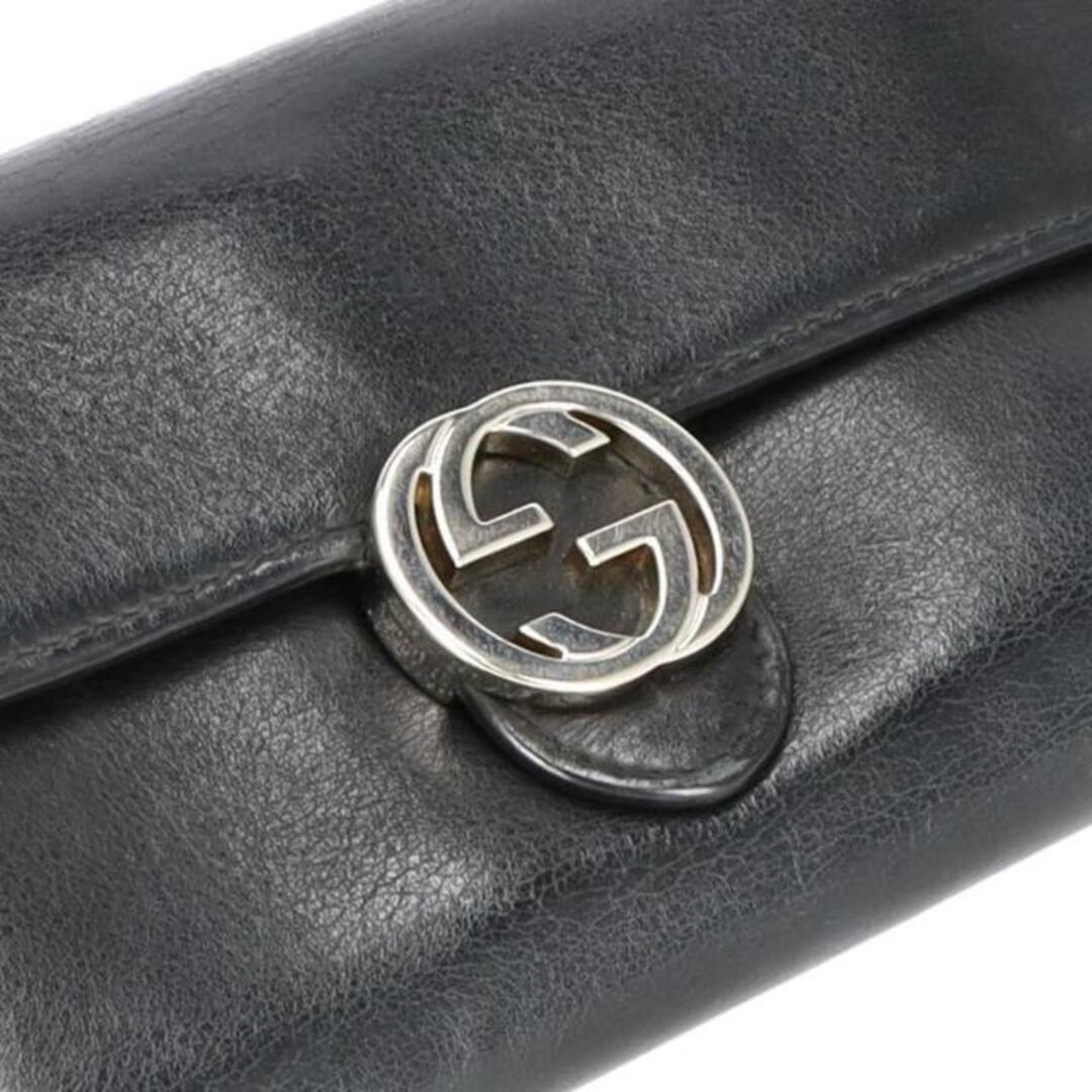 GUCCI グッチ/インターロッキングG フラップ長財布/369663/525 GUCCI グッチ/インターロッキングG フラップ長財布/369663/525