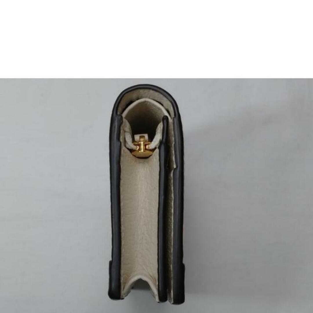 GUCCI(グッチ)のGUCCI グッチ/GGシェリーライン 二つ折りコンパクト財布/523155/041*/Aランク/52【中古】 レディースのファッション小物(財布)の商品写真