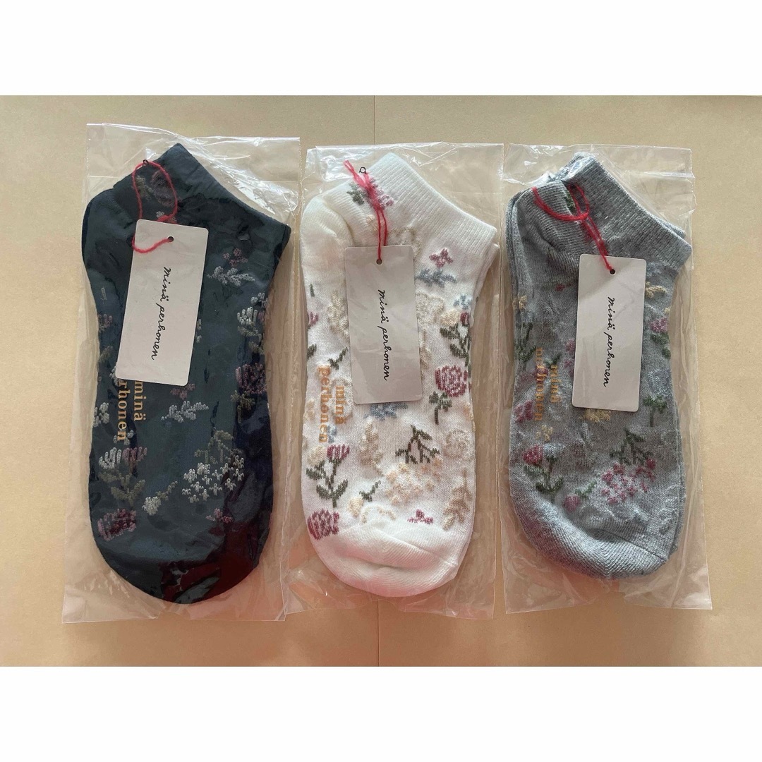 靴下 ソックス ソックス minaperhonen ミナペルホネン レディース レディースのレッグウェア(ソックス)の商品写真