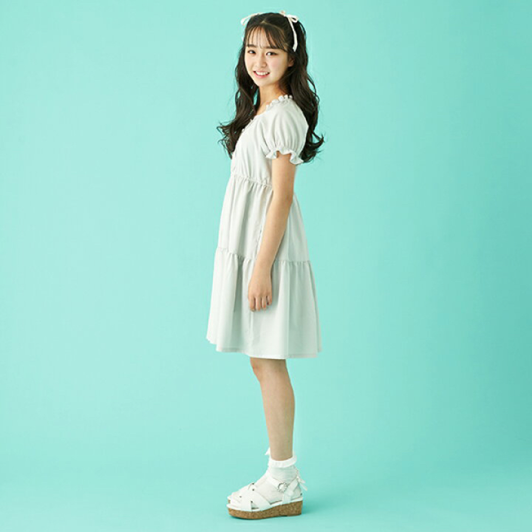 mezzo piano junior - メゾピアノジュニア ティアードシャツ mezzo piano junior - メゾピアノジュニア ティアードシャツ