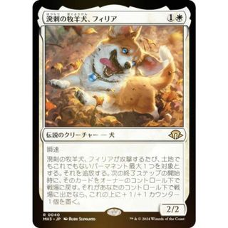 FOIL】マジックザギャザリング MH3 JP 0040 溌剌の牧羊犬 FOIL】マジックザギャザリング MH3 JP 0040 溌剌の牧羊犬