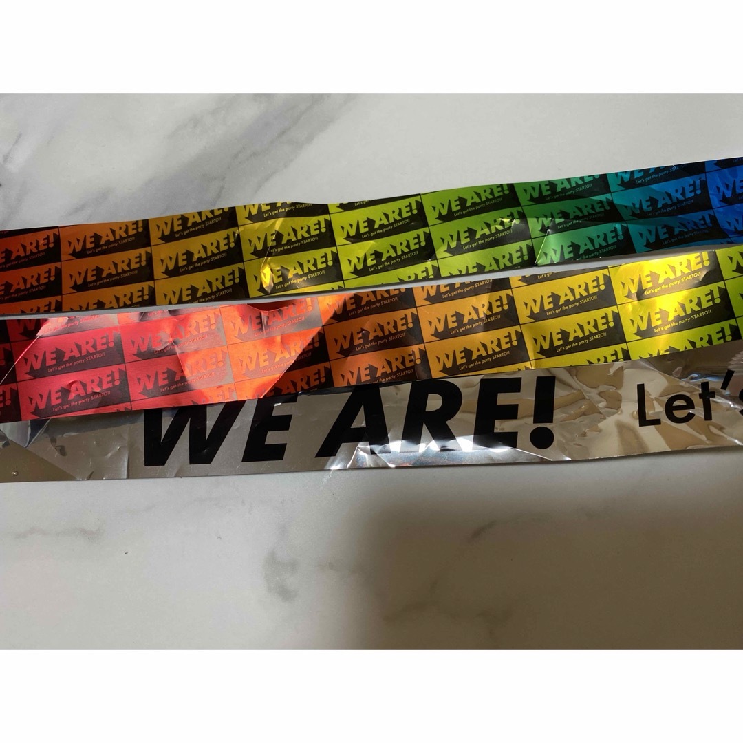 Johnny's(ジャニーズ)のWE ARE!Let's get the party STARTO!! 銀テープ エンタメ/ホビーのタレントグッズ(アイドルグッズ)の商品写真