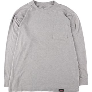ディッキーズ(Dickies)の古着 ディッキーズ Dickies 無地ポケットロングTシャツ ロンT メンズXL /eaa454760(Tシャツ/カットソー(半袖/袖なし))