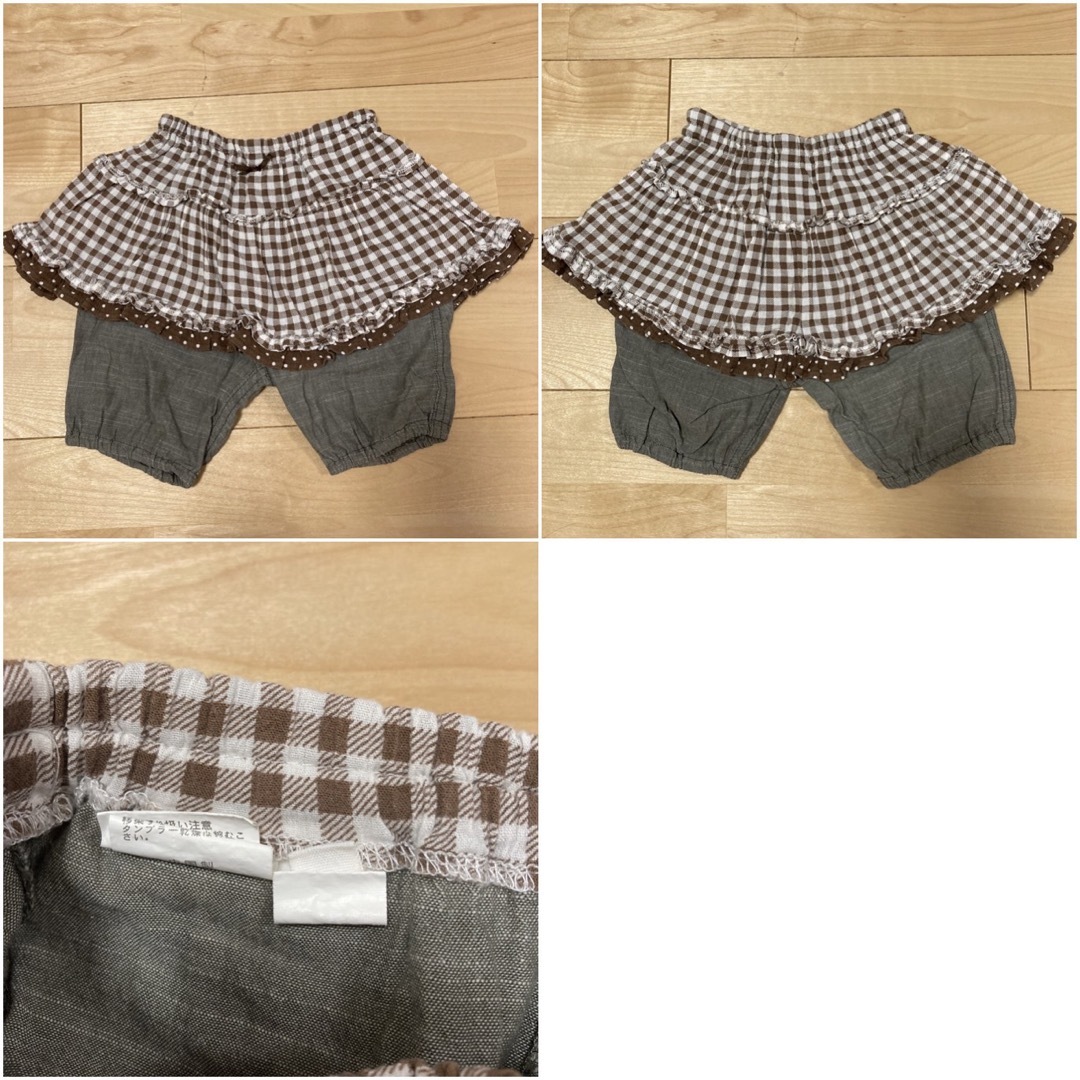 西松屋(ニシマツヤ)の西松屋　女の子　子ども服まとめ売り　95cm① 半袖Tシャツ ハーフパンツ　夏服 キッズ/ベビー/マタニティのキッズ服女の子用(90cm~)(Tシャツ/カットソー)の商品写真