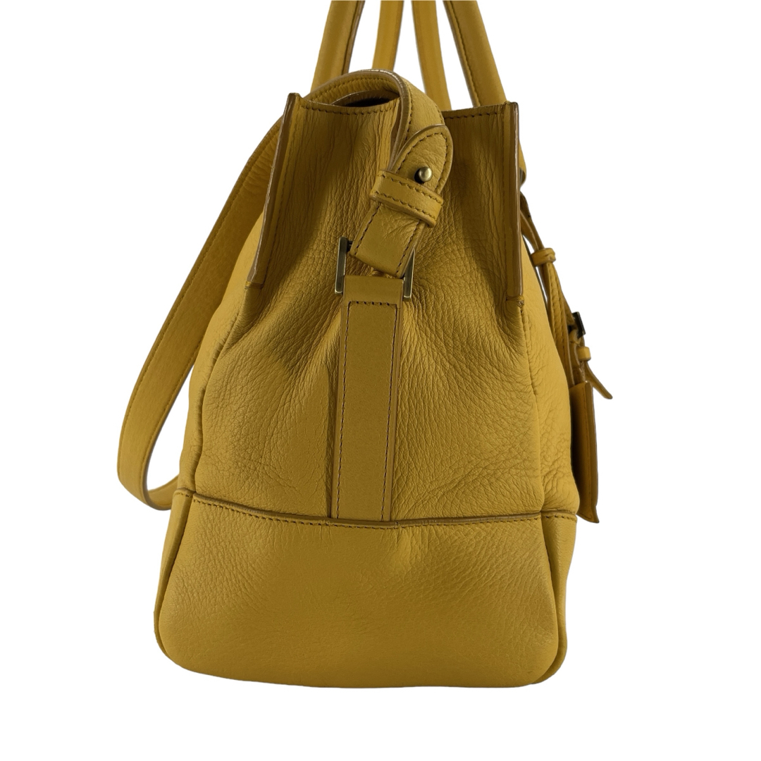 美品 ジルサンダー 2WAY ロゴ ゴールド金具 レザーショルダー 美品 ジルサンダー 2WAY ロゴ ゴールド金具 レザーショルダー