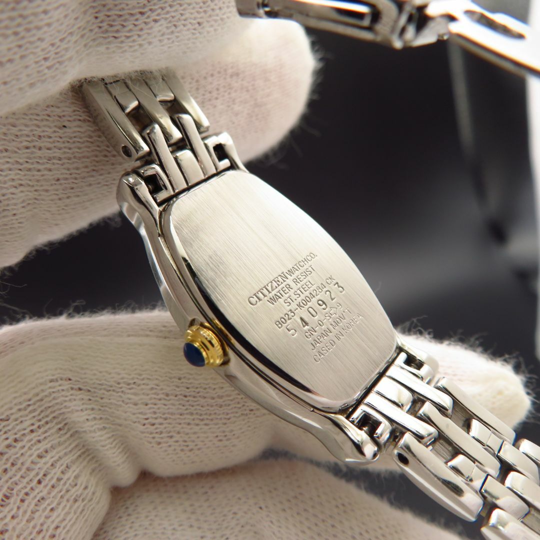 CITIZEN - CITISZEN CLETIA ソーラー腕時計 素敵なシェル文字盤 CITIZEN - CITISZEN CLETIA ソーラー腕時計 素敵なシェル文字盤