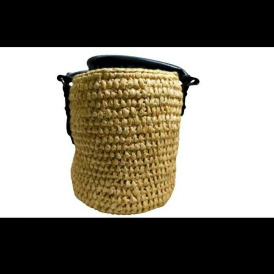 新品!BALENCIAGA Panier XS ラフィアかごバッグ ブルー 新品!BALENCIAGA Panier XS ラフィアかごバッグ ブルー
