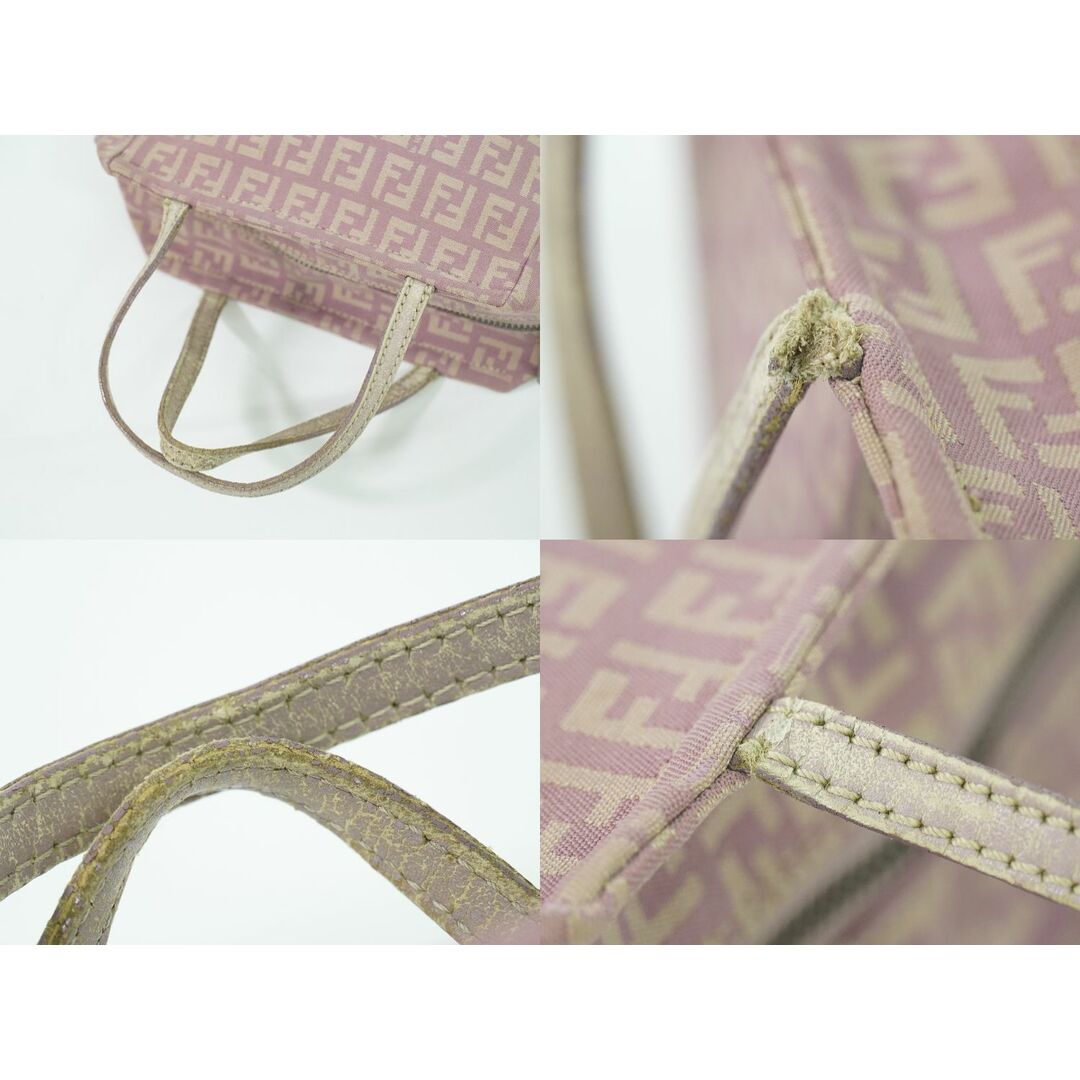 FENDI - 本物 フェンディ FENDI ズッキーノ ハンドバッグ FENDI - 本物 フェンディ FENDI ズッキーノ ハンドバッグ