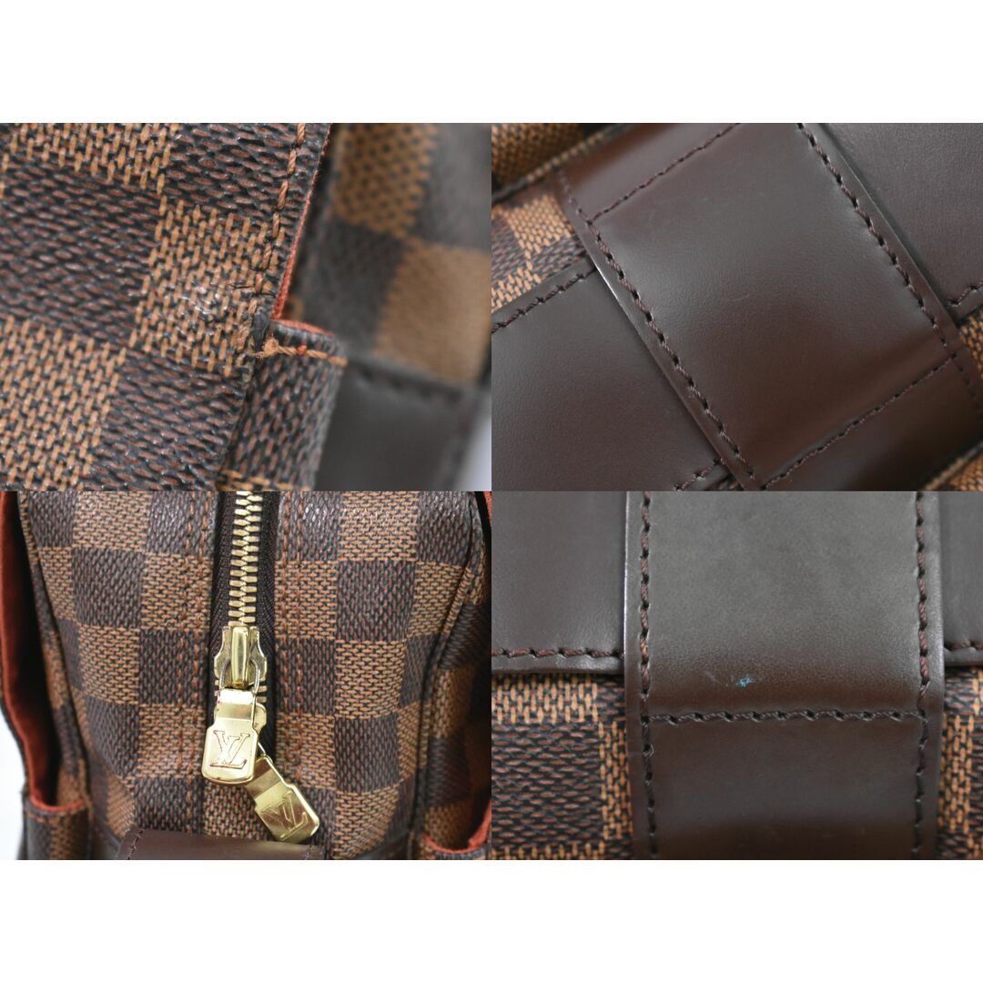 LOUIS VUITTON - 本物 ルイヴィトン LOUIS VUITTON LV ナヴィグリオ ダミエ エベヌ ショルダーバッグ メッセンジャーバッグ ブラウン N45255 Naviglio ビトン バッグ 中古