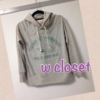 ダブルクローゼット(w closet)のパーカー(パーカー)