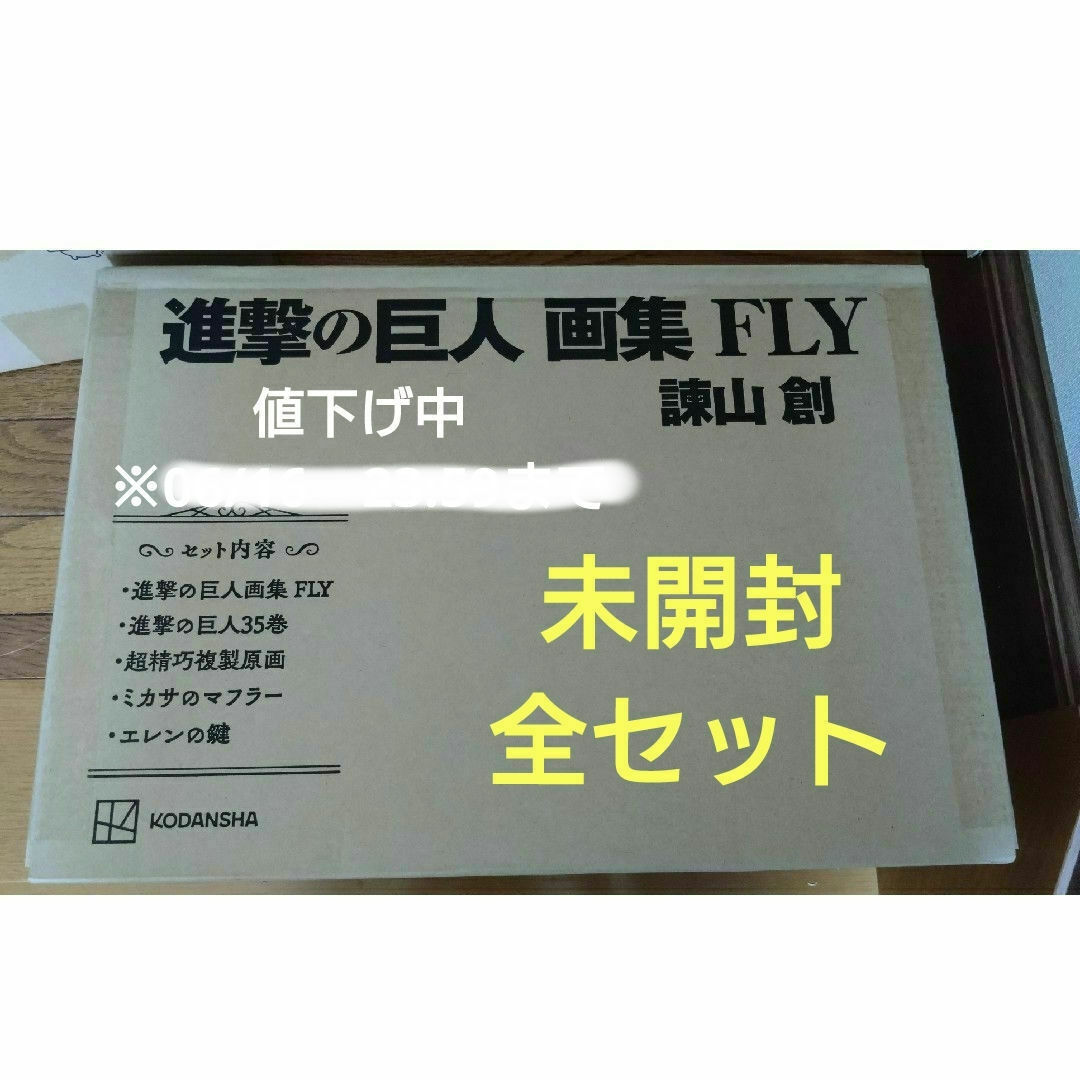 進撃の巨人 画集 FLY 諫山創 未開封 全セット 漫画 進撃の巨人 画集 FLY 諫山創 未開封 全セット 漫画
