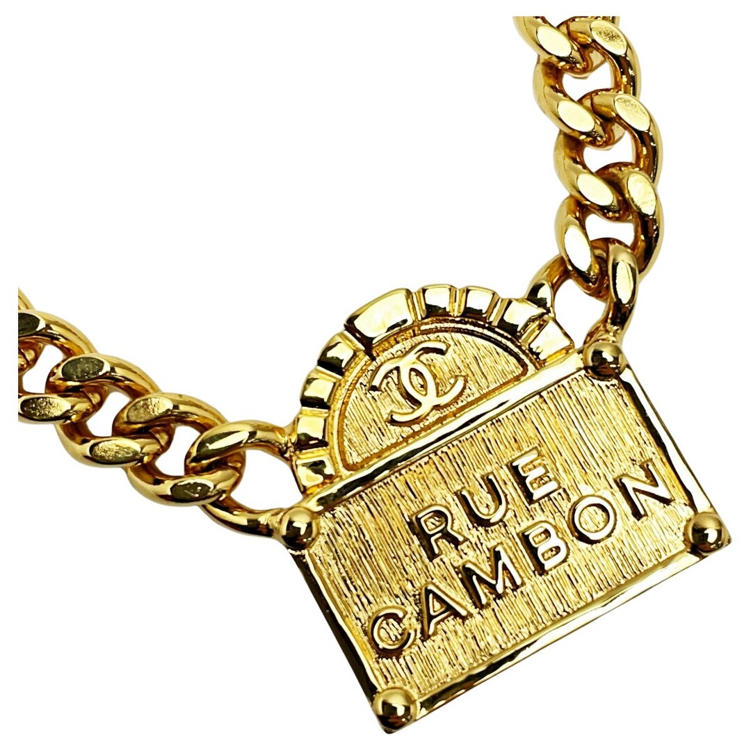 CHANEL - CHANEL シャネル RUE CAMBON B22A GP メタルロゴ CHANEL - CHANEL シャネル RUE CAMBON B22A GP メタルロゴ