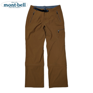 mont bell - mont-bell オレンジ コンバーチブル3/4パンツ 登山 アウトドア