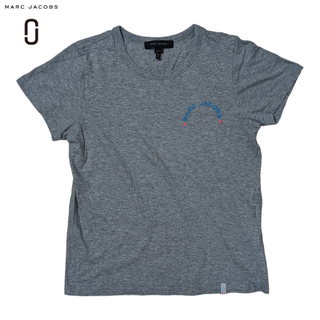 マークジェイコブス(MARC JACOBS)のMARC JACOBS グレー 刺繍ロゴ 半袖Tシャツ(Tシャツ(半袖/袖なし))