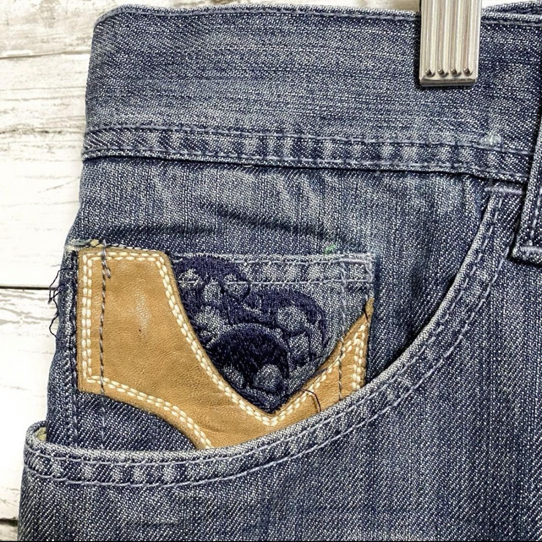 PELLE PELLE - 希少 90s 00s pellepelle 刺繍ロゴ スカル ワイド PELLE PELLE - 希少 90s 00s pellepelle 刺繍ロゴ スカル ワイド