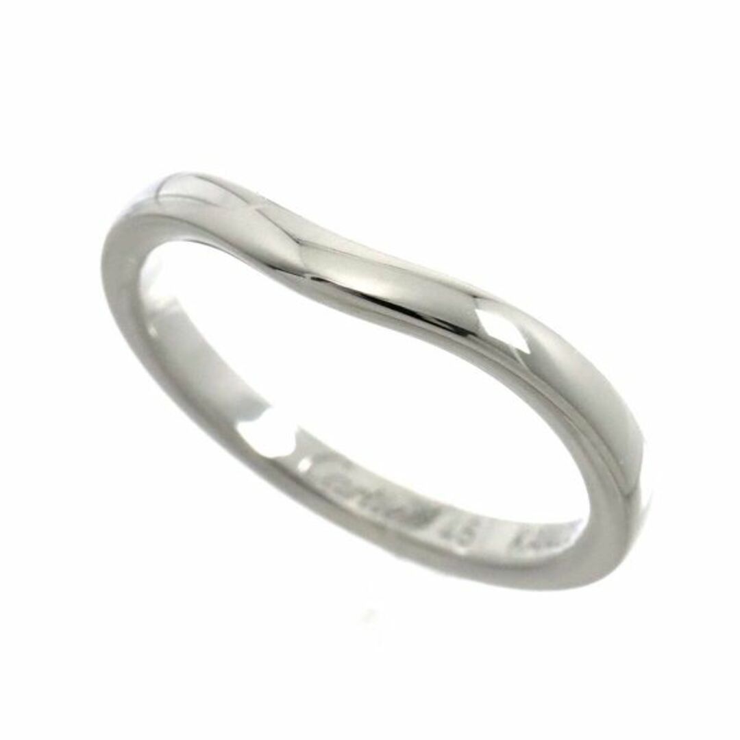 カルティエ Cartier バレリーナ カーブ #46 リング Pt プラチナ カルティエ Cartier バレリーナ カーブ #46 リング Pt プラチナ