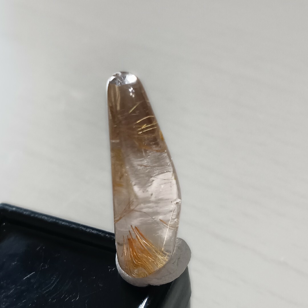 ルチルクォーツ　ルース ハンドメイドの素材/材料(各種パーツ)の商品写真