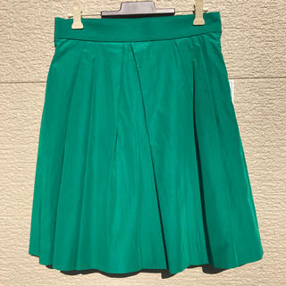 トゥモローランド(TOMORROWLAND)の専用 新品 MACPHEE マカフィー スカート 38 グリーン 緑(ひざ丈スカート)