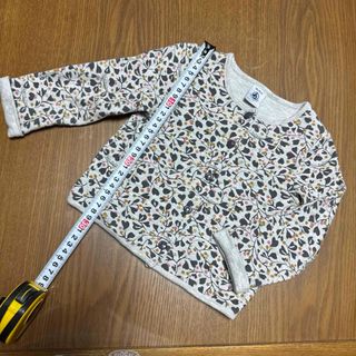 プチバトー(PETIT BATEAU)のプチバトー コットンカーディガン 18m/81cm(カーディガン/ボレロ)