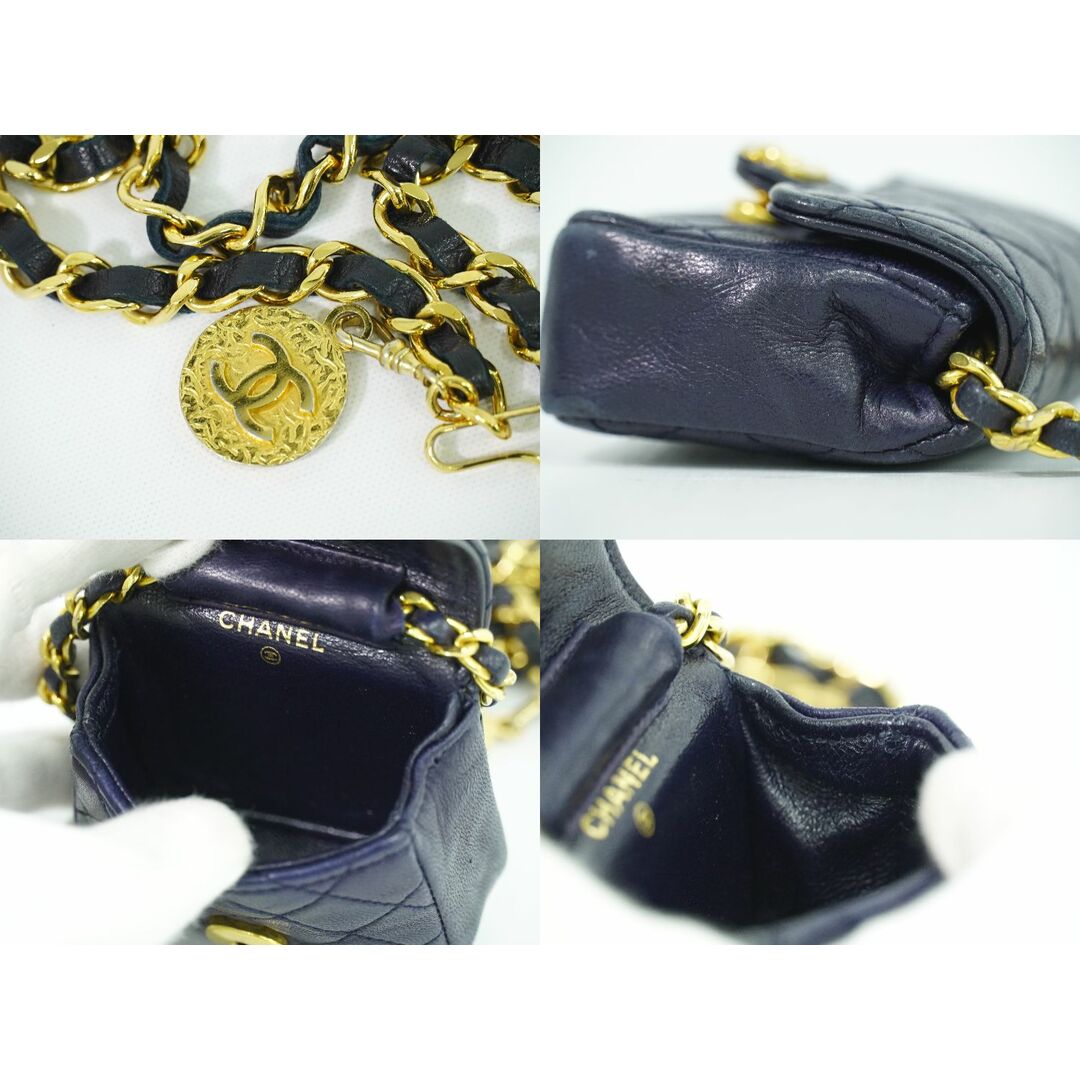 CHANEL - 本物 シャネル CHANEL ミニミニ マトラッセ チェーン CHANEL - 本物 シャネル CHANEL ミニミニ マトラッセ チェーン