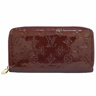 ルイヴィトン(LOUIS VUITTON)の本物 ルイヴィトン LOUIS VUITTON LV ジッピーウォレット ヴェルニ レザー ラウンドファスナー 長財布 ヴィオレット M93575 ビトン 財布 ウォレット 中古(財布)