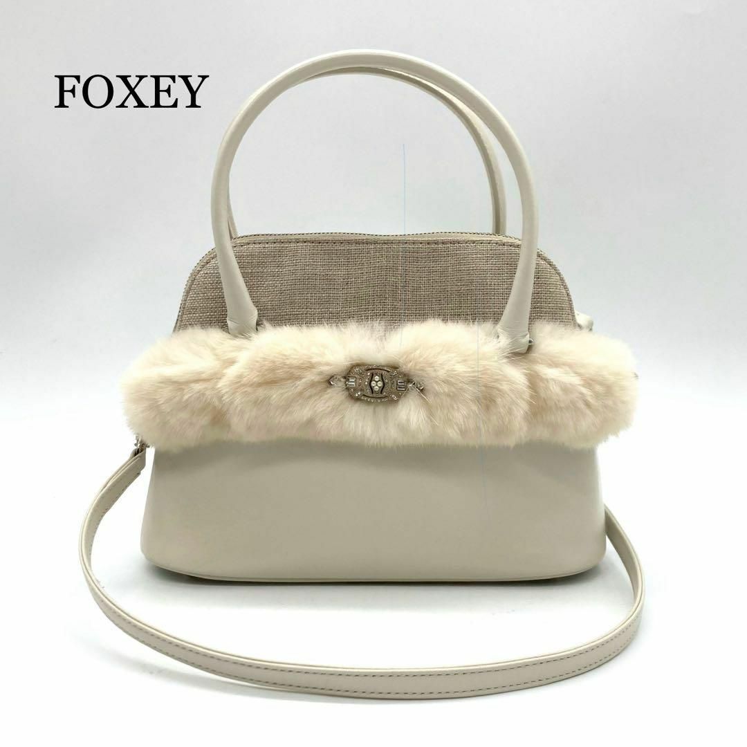 FOXEY - 【未使用級】FOXEY ミニバッグ マカロンロイヤルバッグ FOXEY - 【未使用級】FOXEY ミニバッグ マカロンロイヤルバッグ