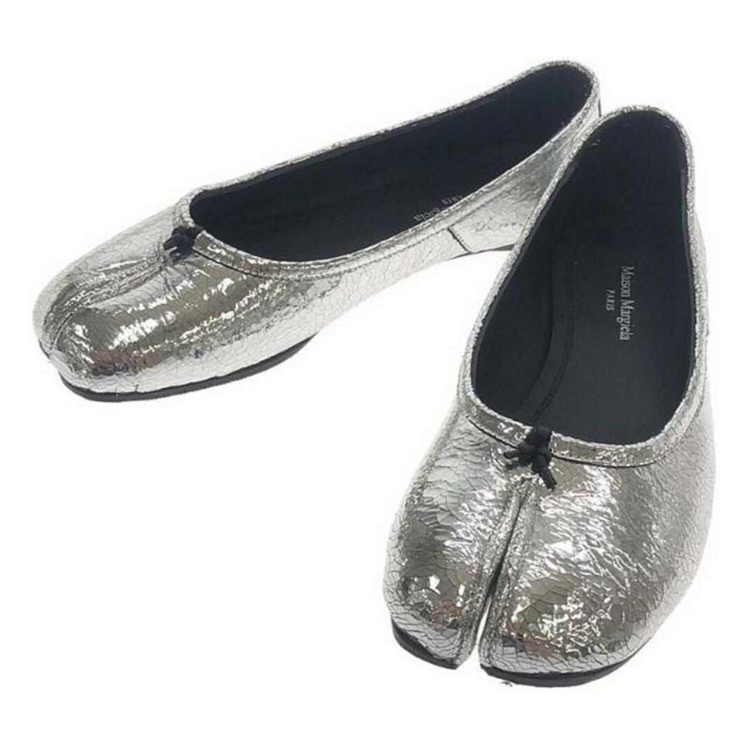 美品 MAISON MARGIELA 狡猾 TABIブロークンミラー シルバー23.5 美品 MAISON MARGIELA 狡猾 TABIブロークンミラー シルバー23.5
