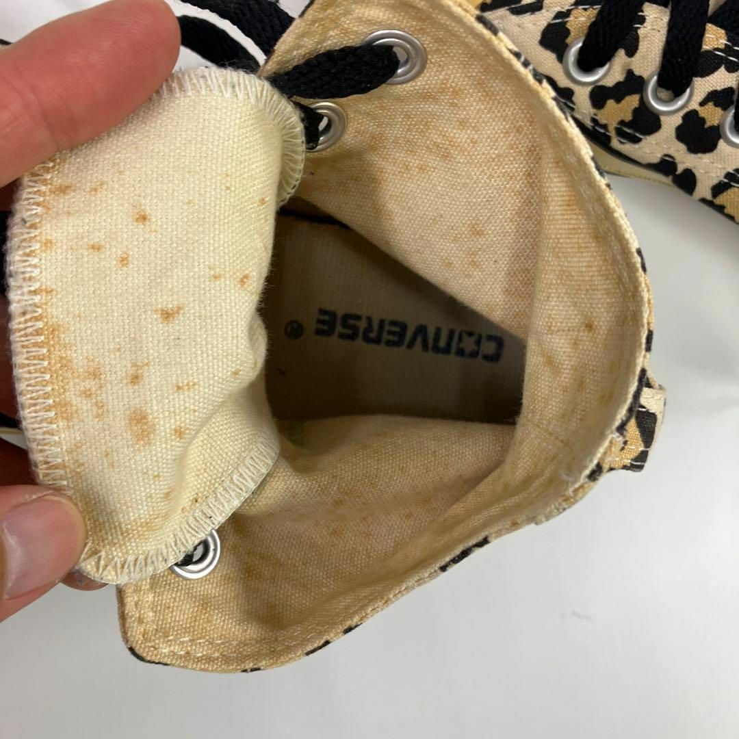 オールスターコンバース ハイカット 豹柄 レオパード 古着 オールスターコンバース ハイカット 豹柄 レオパード 古着