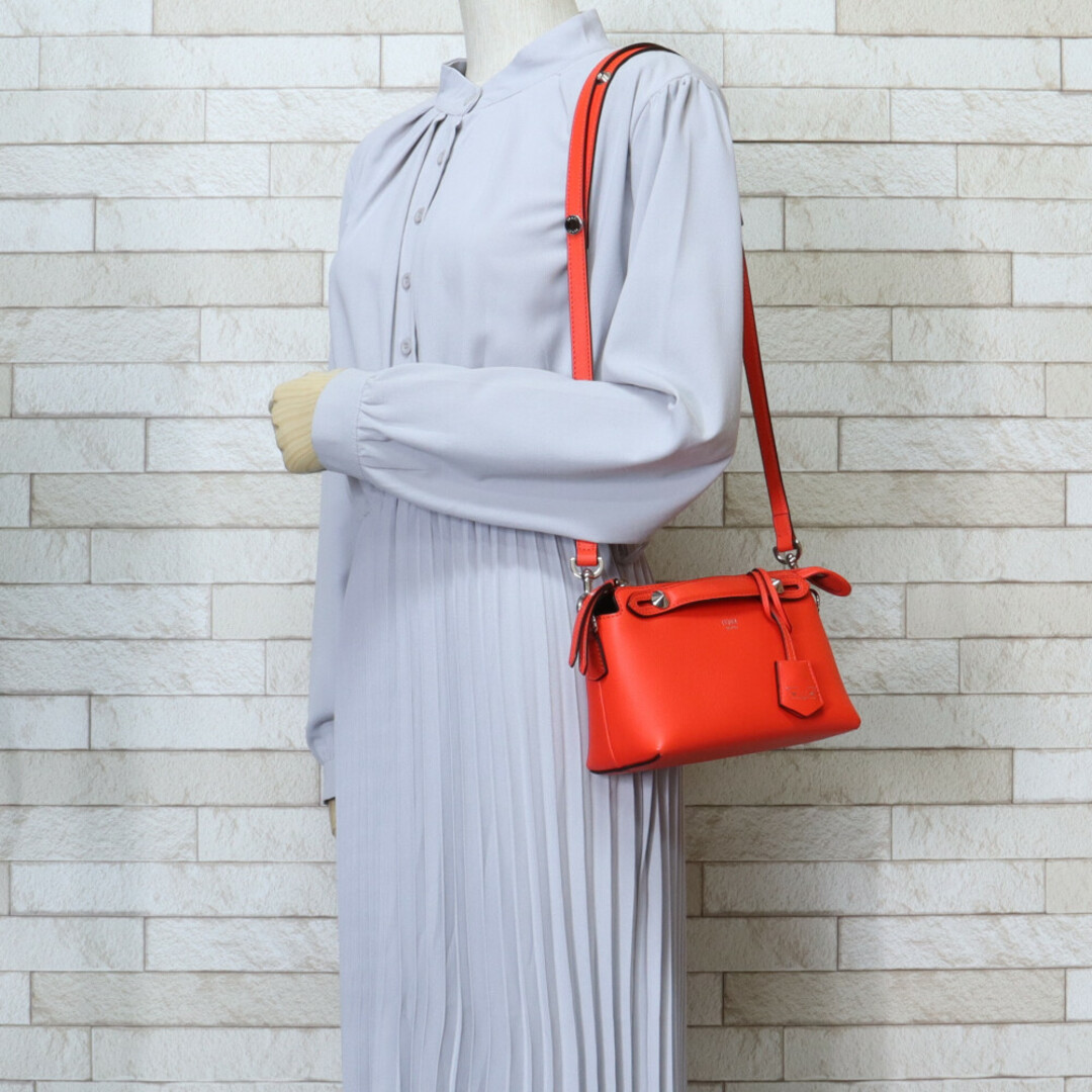 FENDI - フェンディ バイザウェイ ミニ ショルダーバッグ レザー FENDI - フェンディ バイザウェイ ミニ ショルダーバッグ レザー