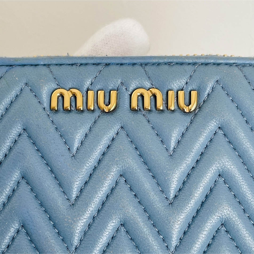 MIU MIU - 美品 muimiu ミュウミュウ コインケース マテラッセ MIU MIU - 美品 muimiu ミュウミュウ コインケース マテラッセ