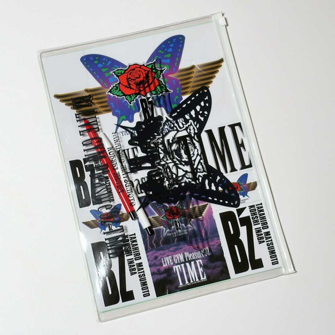 ステッカー ペンセット クリアファイル付き B´z TIME 1992 ステッカー ペンセット クリアファイル付き B´z TIME 1992