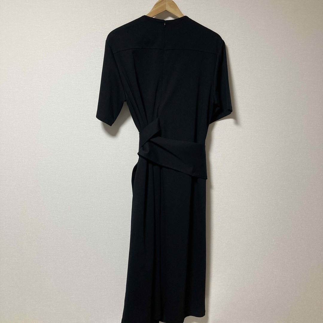 AKIRANAKA アキラナカ　ワンピース　ドレス AKIRANAKA/アキラナカ】EX.Heike combi tex jersey dress BLK